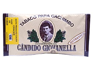 Tabaco/Fumo Para Cachimbo Cândido Geovanella Autêntico (Pêssego) 45g