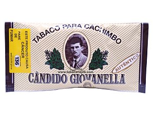 Tabaco/Fumo Para Cachimbo Cândido Giovanella Autêntico (Pêssego) 45g