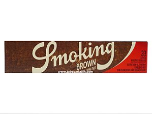 Seda Smoking Brown King Size C/33 Folhas