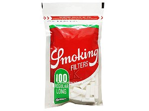 Filtro Para Cigarro Smoking Regular Long 8mm C/100