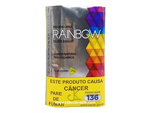 Tabaco/Fumo Para Cigarro Rainbow Silver Bright 25g