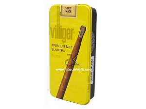 Cigarrilha Villiger Nº6 Premium Sumatra C/10