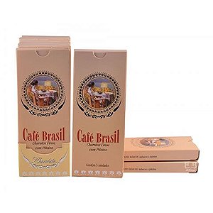 Cigarrilha Café Brasil Com Piteira C/5