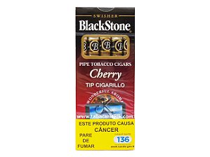 Cigarrilha BlackStone Cherry (cereja) com piteira C/5