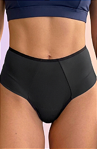 Calcinha Absorvente Menstrual/Escape de urina - Preto (lateral larga)