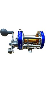 Carretilha Dourada Omega 60 Perfil Alto Pesca 3 Rolamentos