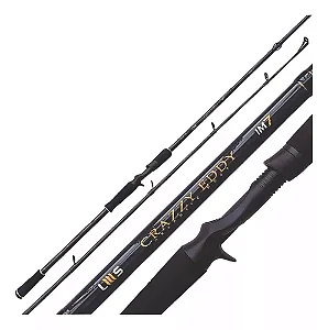 Vara Crazzy Eddy 2,40m 50Lbs 2 Partes Lumis P/ Carretilha
