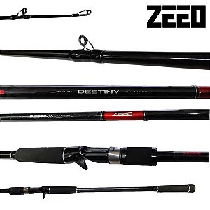 Vara para carretilha ZEEO Destiny 8'0" (2,40m) 50Lbs DTY C50 802H 2 Partes