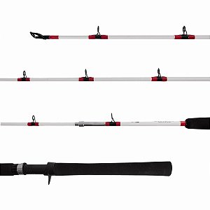 Vara Lumis Brabus BR58602 - 5'8" 1,77m - 30-60lb (27,2kg) - 2 Partes - P/Carretilha