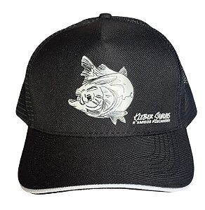 Boné Kleber Sanches e amigos pescadores
