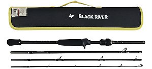 Vara para Carretilha Albatroz Black River 1,80m 4 Partes 20lbs