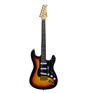 Guitarra Seizi Vintage Shinobi Stratocaster ASH SSS Sunburst Gold