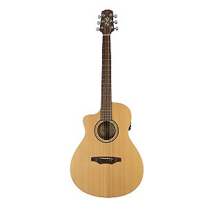 VIOLAO ELET ACUSTICO SEIZI ORIGINALS KAIZEN ZEN CANHOTO CUTAWAY LEFTY SPRUCE NATURAL