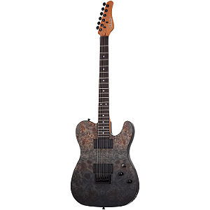 Guitarra Schecter PT Standard Black Fade Burst Burl Telecaster