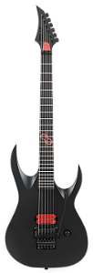 Guitarra Solar A1.61FR Assassin Carbon Black Gotoh GE1996T Seymour Duncan USA Nazgul