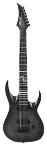Guitarra 7 cordas Solar A2.7FBB+ Flame Black Burst Matte Duncan Solar +
