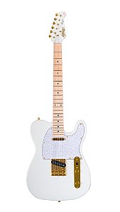 Guitarra Seizi Vintage Saitama Telecaster Reinaldo Meirelles White Gold