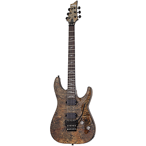 Guitarra Schecter Omen Elite-6 FR Charcoal CH Floyd Rose