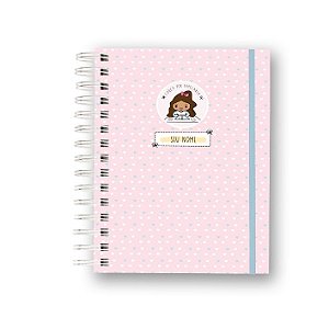 Caderno Funcional - Coleção Louca por Papelaria - Rosa