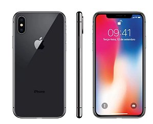 IPHONE X 64GB TELA 5.8" IOS 11 CÂMERA 12 MP -APPLE