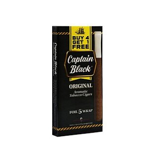 Cigarrilha Captain Black Original - Pt (5)