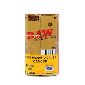 Tabaco para Enrolar Raw Classic - Pct (25g)