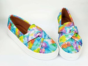Tênis Slip On Iate Nozinho Tie Dye Médio - Josy Medeiros