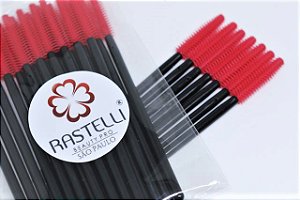 Escova Rastelli Descartavel de Silicone - Pacote com 25 unidades