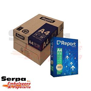 Papel A4 Sulfite 75g Report PREMIUM - Caixa com 5.000 folhas