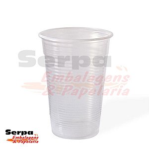Copo Plástico 300ml Transparente - Caixa 2.000 ou Pacote 100 unidades - COPOZAN