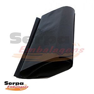 Saco Plástico Preto Para Embalar Toner - 25 x 50 cm - 1 kg