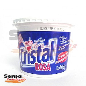 Pasta Cristal Rosa 500g