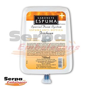 Sabonete Espuma ANTI-SEPTICO TRICLOSAN 0,5% 700ML