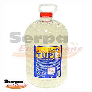 Álcool Acendedor em Gel 80° INPM para Churrasqueiras e Lareiras 5kg - TUPI