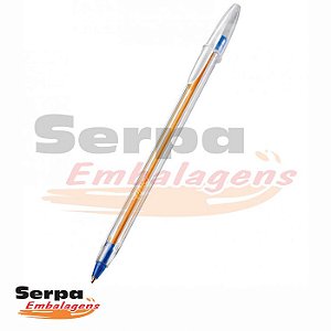 Caneta Bic Cristal Fina Azul