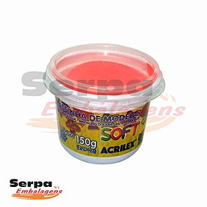 Massinha de Modelar Soft - 150gr VERMELHA