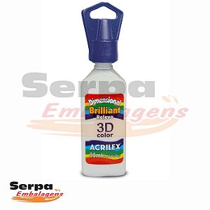 Tinta Dimensional Relevo 3D BRILHANTE - BRANCO 35ml