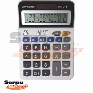 Calculadora de Mesa Compacta e completa 12 Dígitos