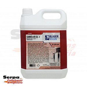 Detergente 5 Litros Alcalino Clorado Concentrado- Sanicler CL-2 - MPQ