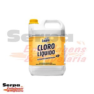 Cloro Líquido 5 Litros - LOURO