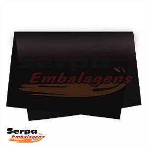 Papel Seda Preto 48x60 cm - Pacote com 100 unidades