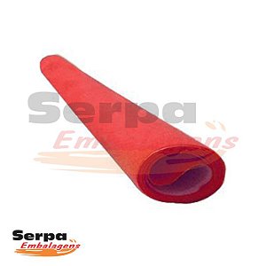 Papel Camurça 40x60 cm - Vermelho