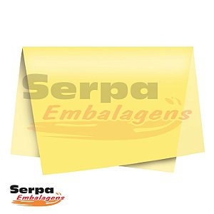Papel Seda Amarelo 48x60 cm - Pacote com 100 unidades
