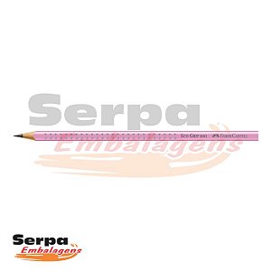 LÁPIS GRAFITE FABER GRIP 2001-B CORPO ROSA