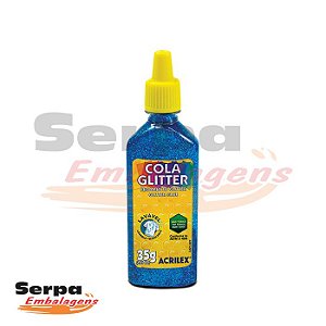 COLA GLITTER 35gr AZUL