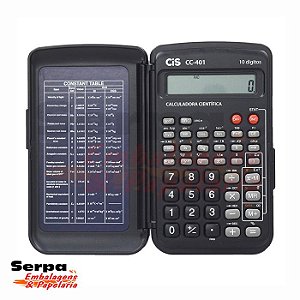 Calculadora Científica Cc-401 Com Capa - 10 Dígitos - Cis