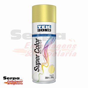 Tinta Spray Metalico Dourado 350ml/250g - TEK BOND