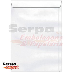 Envelope Saco 370 x 450mm - Branco / Kraft Natural