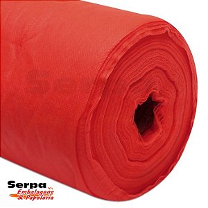 TNT Vermelho Liso 40gr com 140cm de Largura