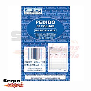 Talão de Pedido 1-36 com 50 Folhas - 104x146 mm